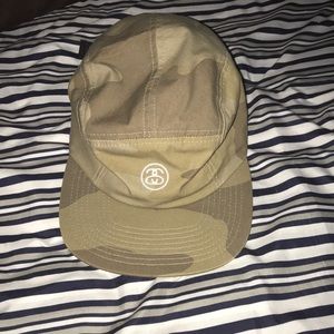 Stussy camo 5 panel hat